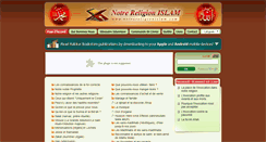 Desktop Screenshot of notrereligionislam.com